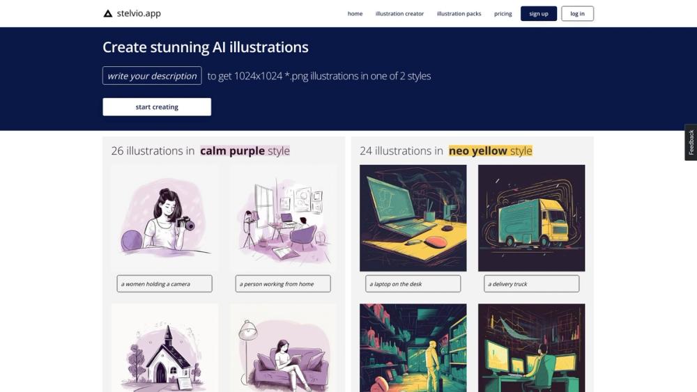 image for AI illustraton generator