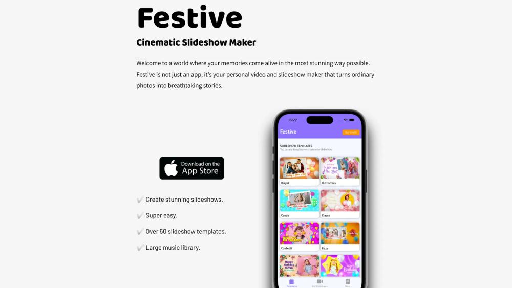 image for Festive Slideshow Maker