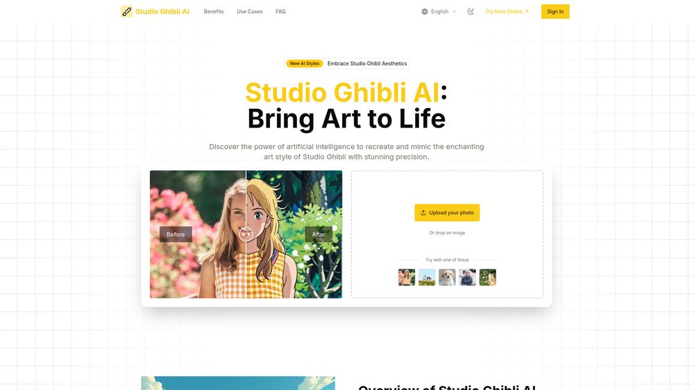 image for Studio Ghibli AI