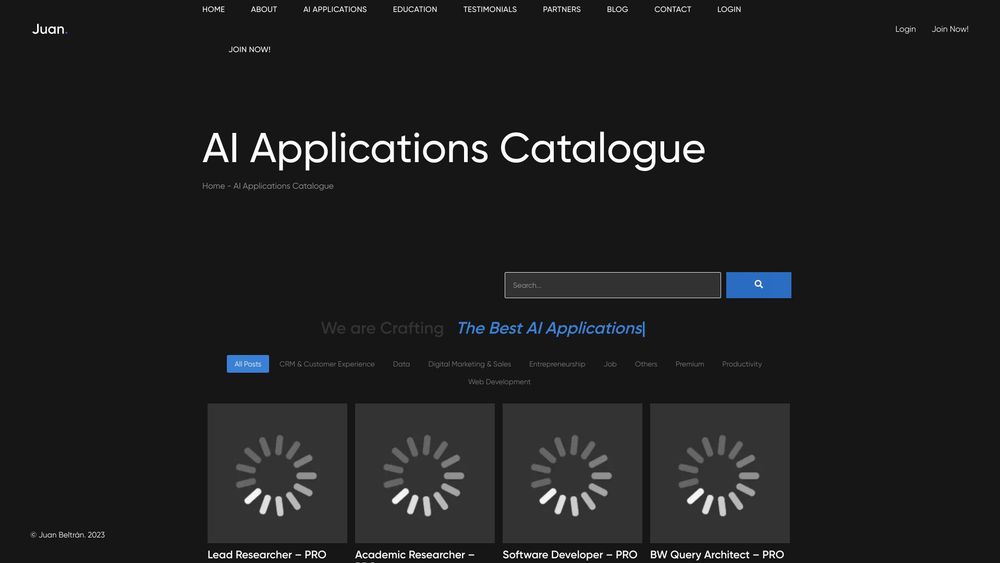 image for Ai Application Catalogue