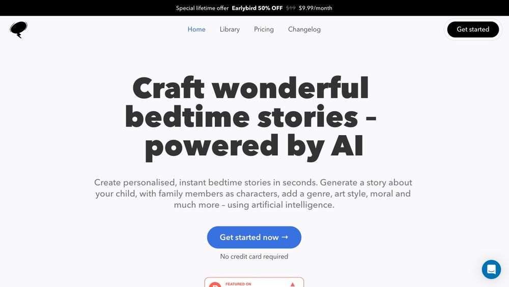 image for BedtimeStory AI