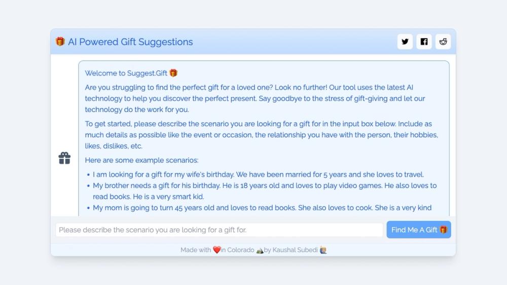 image for Suggest Gift