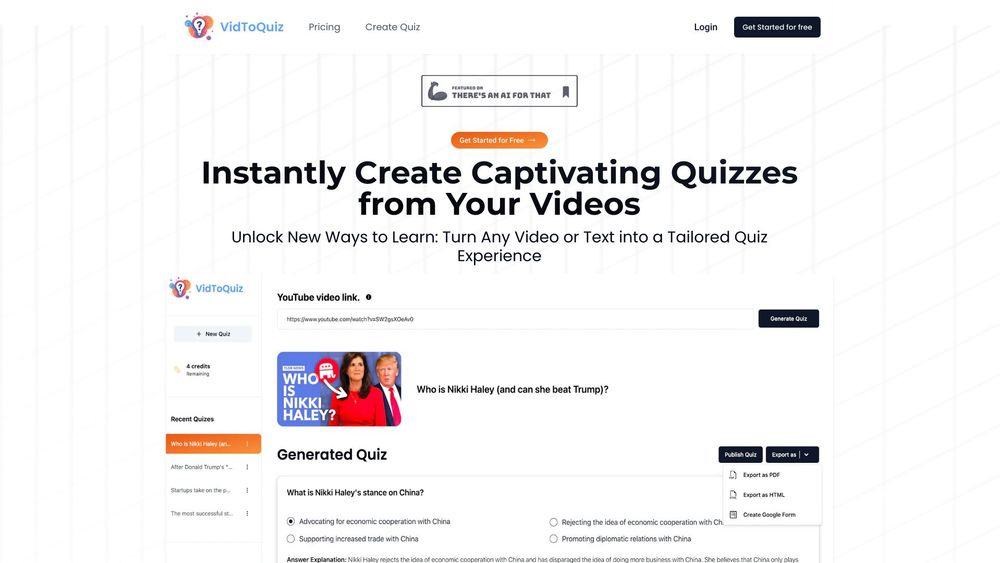 image for VidtoQuiz