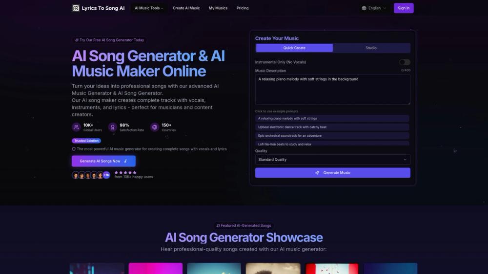 image for AI Music Maker