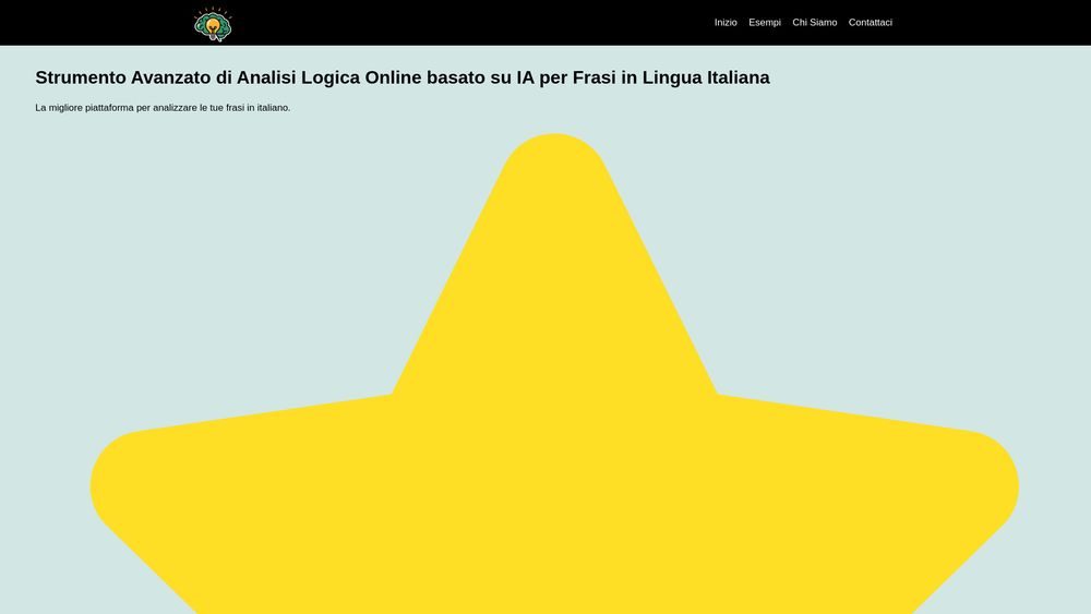 image for Analisi Logica Tool