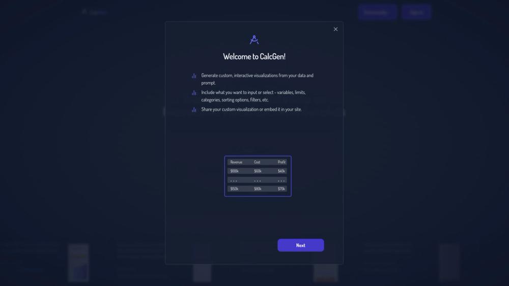 image for CalcGen AI