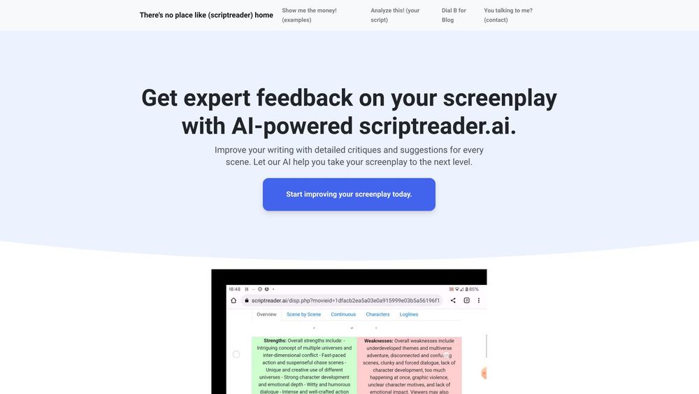 image for Script Reader AI