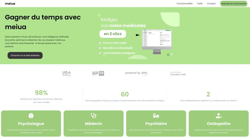 image for meiua - medical AI for healthcare pros