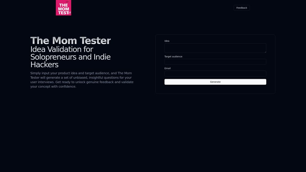 image for The Mom Tester
