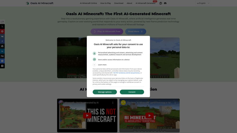 image for Oasis AI Minecraft