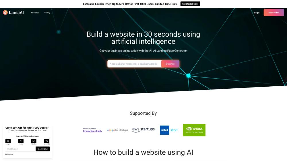 image for LansiAI Website Builder