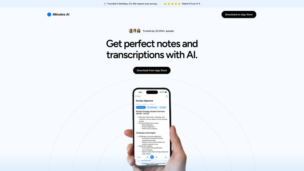 image for Minutes: AI Meeting Notes & Transcripts