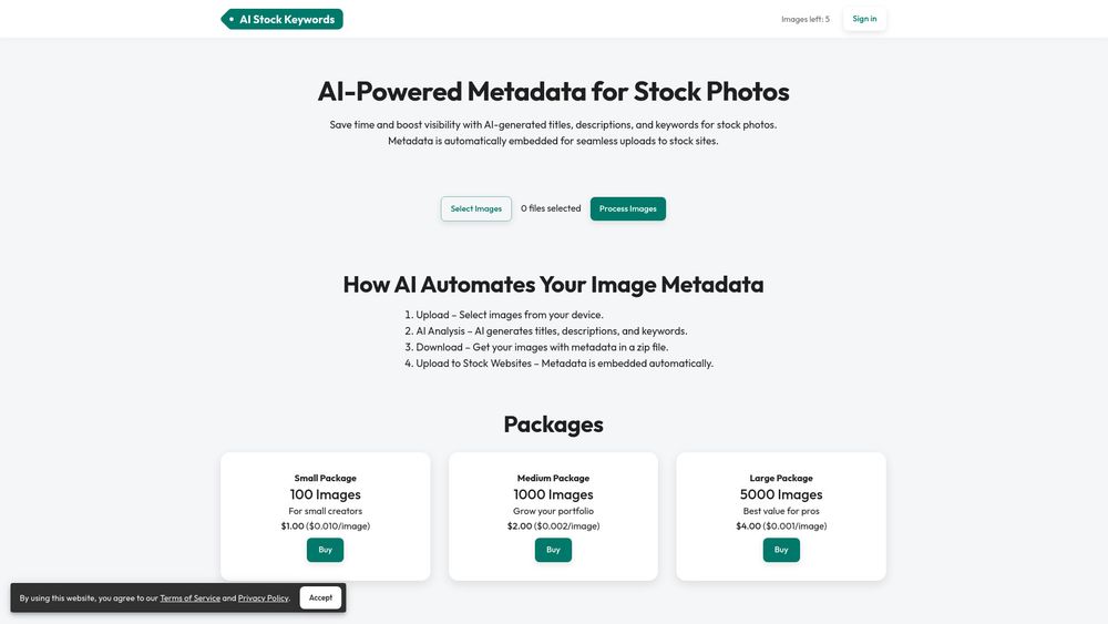 image for AI Stock Keywords