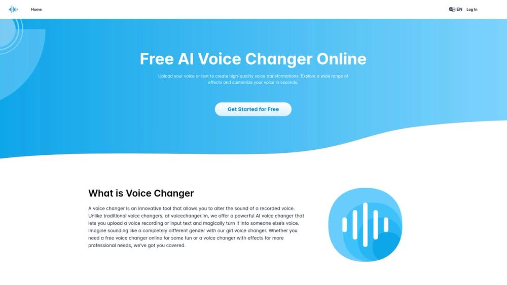 image for VoiceChanger.im: AI Voice Cloner & Text to Speech Free Online