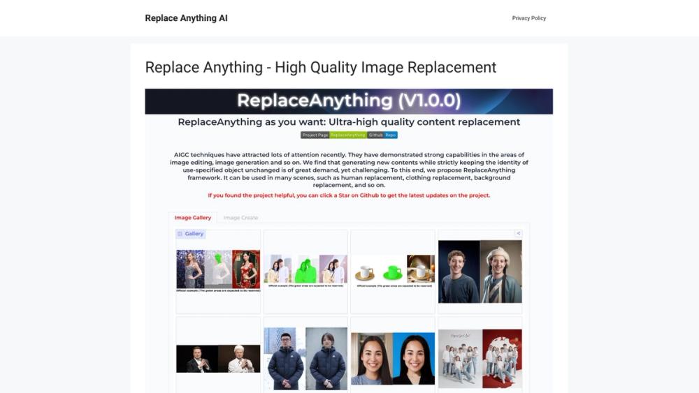 image for Replace Anything AI