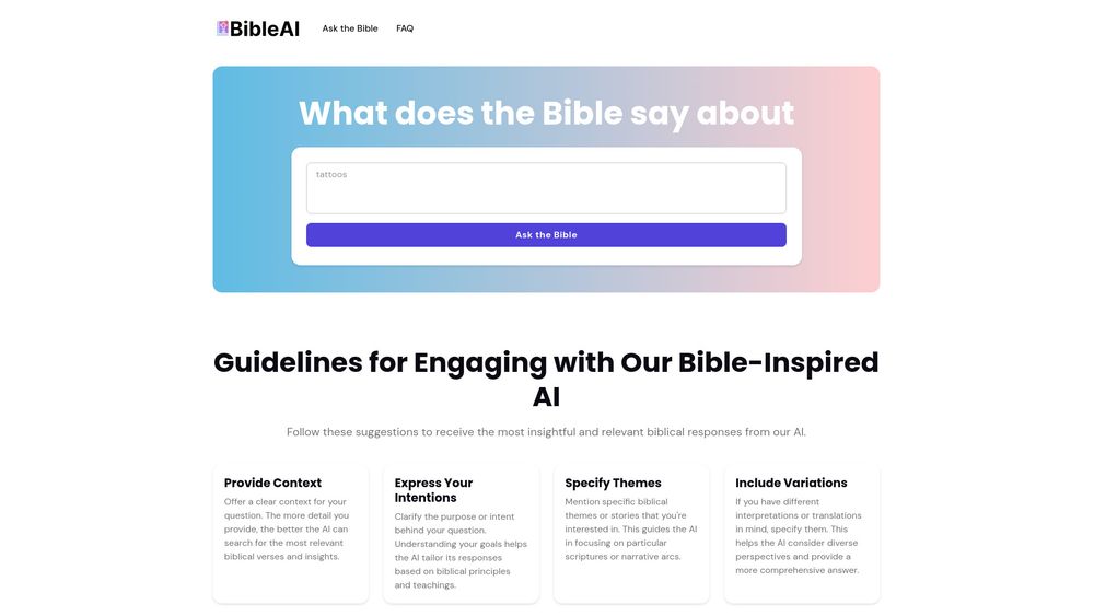 image for BibleAI