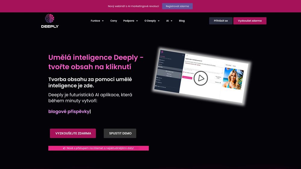 image for Umělá inteligence Deeply