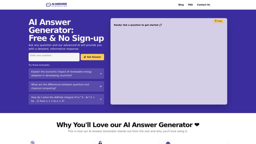 image for AI Answer Generator