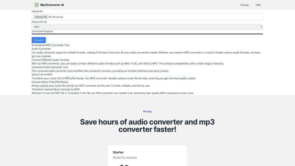 image for Mp3Converter AI