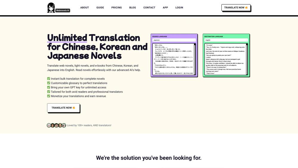 image for Webnovels AI