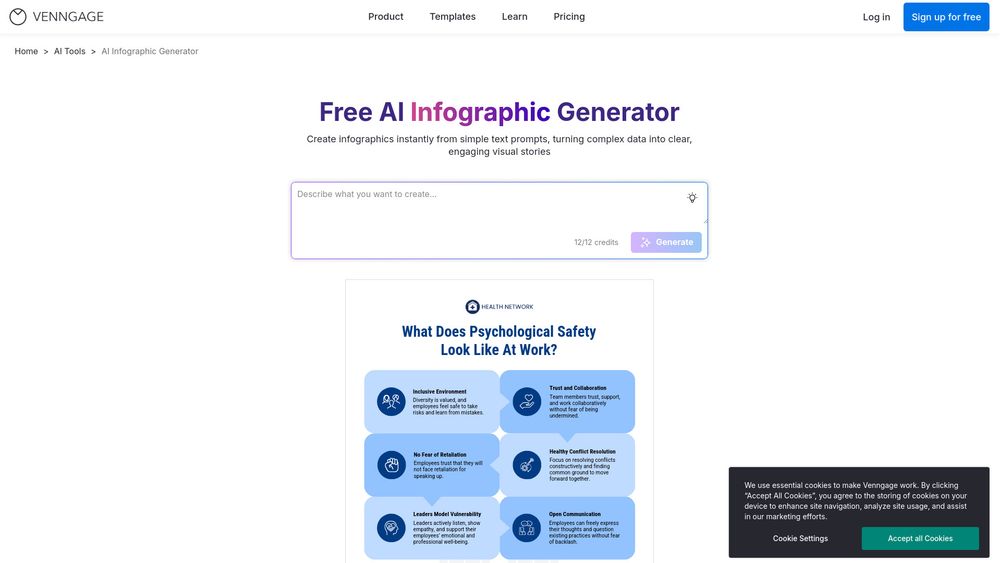 image for AI Infographic Generator - Make Infographic in Seconds