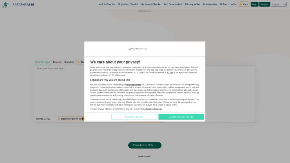 image for Paraphraser.io