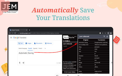 image for WordKache - Save your translations