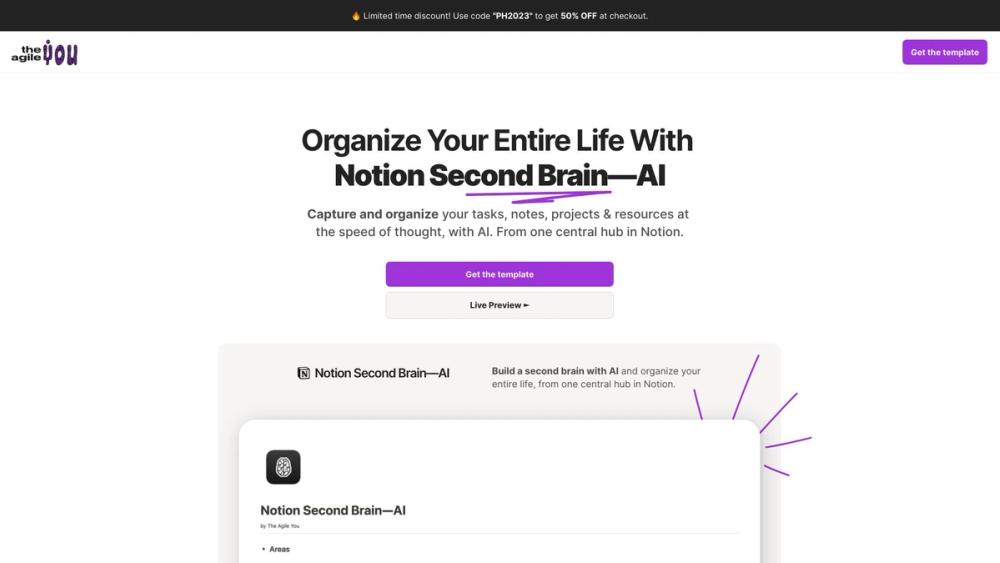 image for Notion Second Brain AI