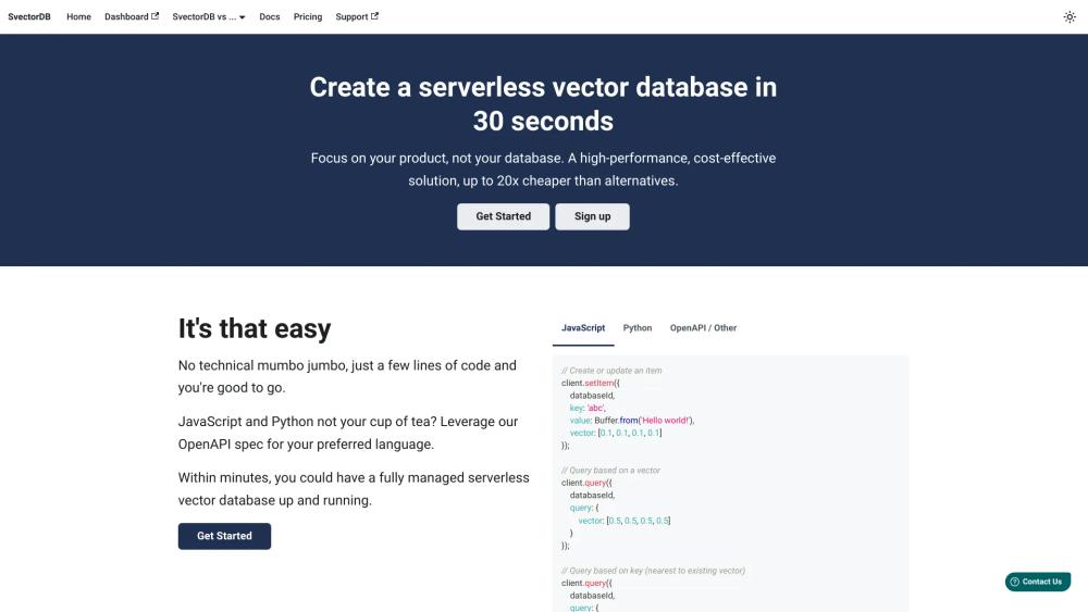 image for SvectorDB