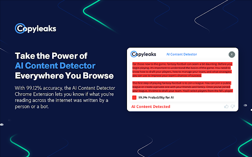 image for AI Content Detector - Copyleaks