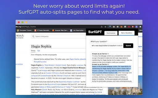 image for SurfGPT: Chat with any website!