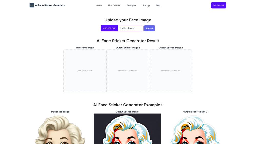 image for ai face sticker generator