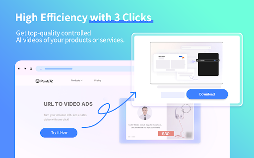 image for LAiPIC.AI: Quickly turn URL links into controlled AI videos