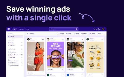 image for MagicBrief - Save Facebook & TikTok ads