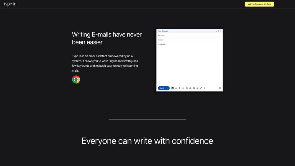 image for Type-in write emails in Seconds!!