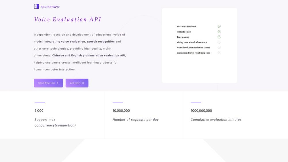 image for SpeechEvalPro API