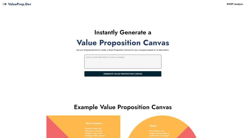 image for Value Proposition Canvas AI