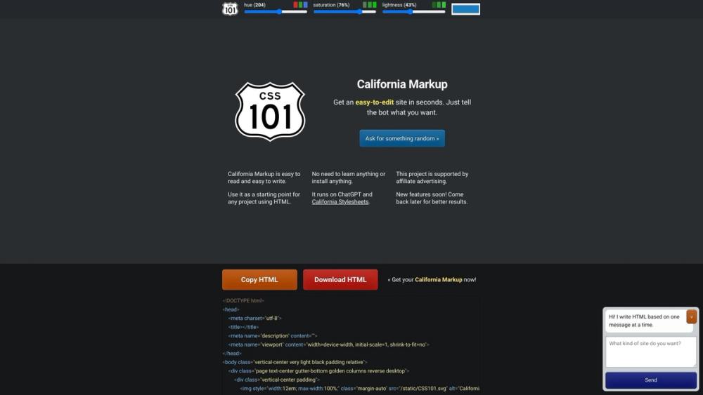image for California Markup