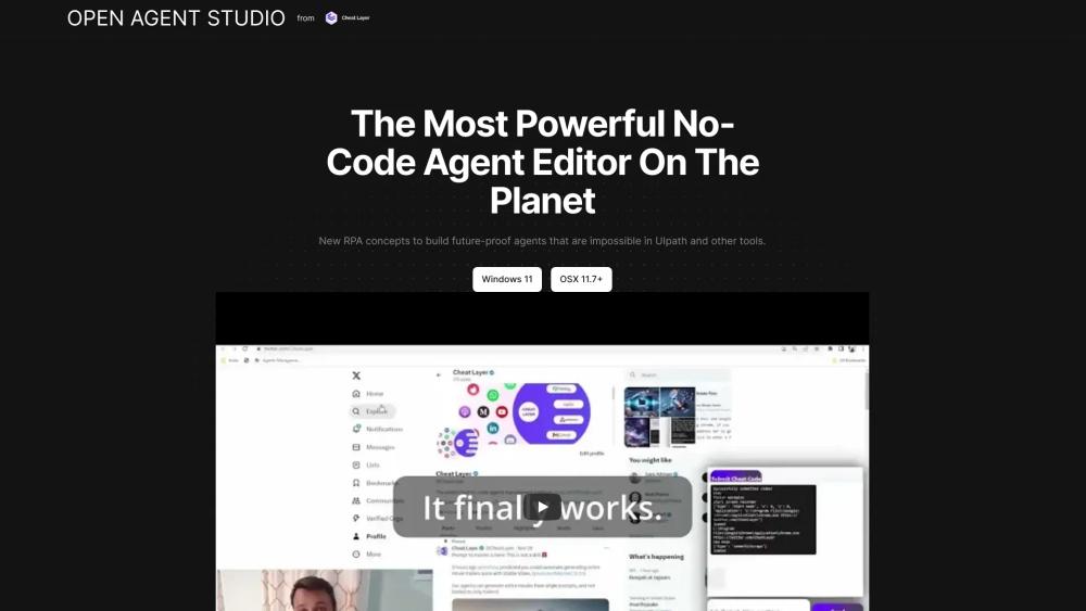 image for Open Agent Studio