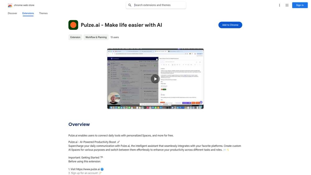 image for Pulze.ai - Make life easier with AI
