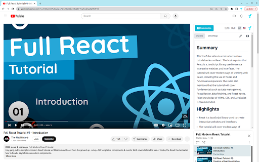 image for YTSummary: YouTube Summarizer with ChatGPT