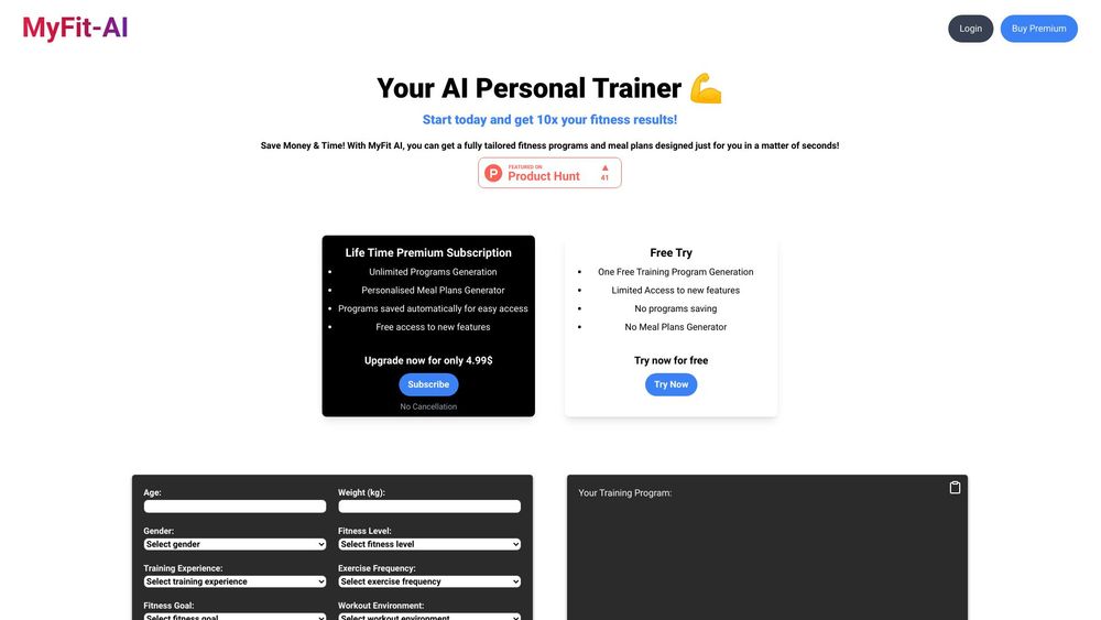 image for Myfit-AI