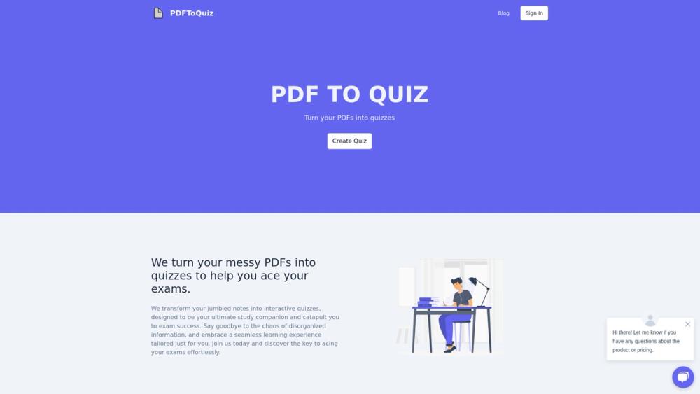 image for PDFToQuiz