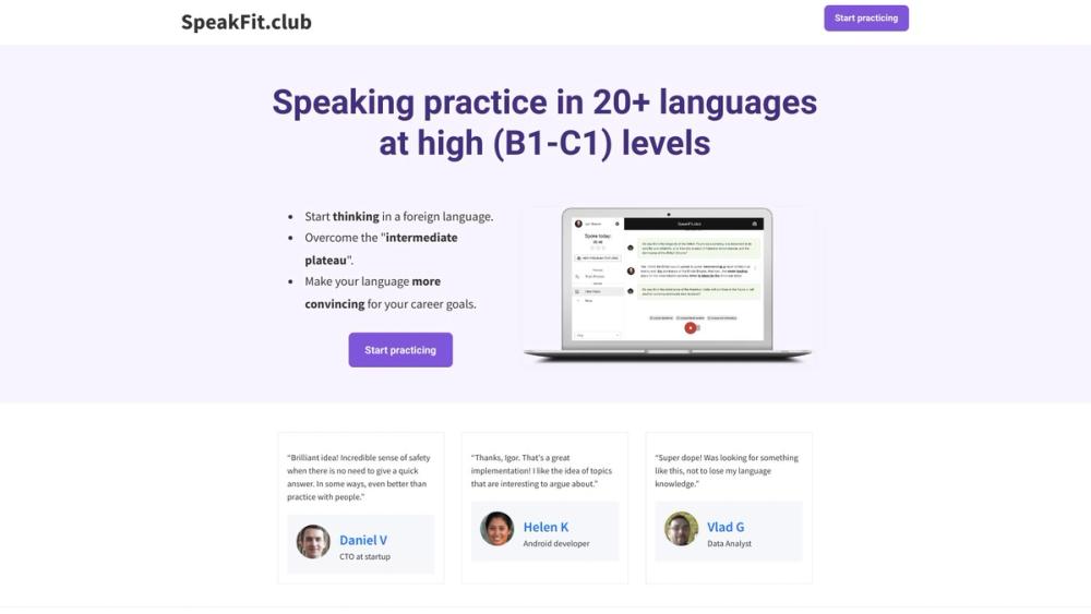image for SpeakFit