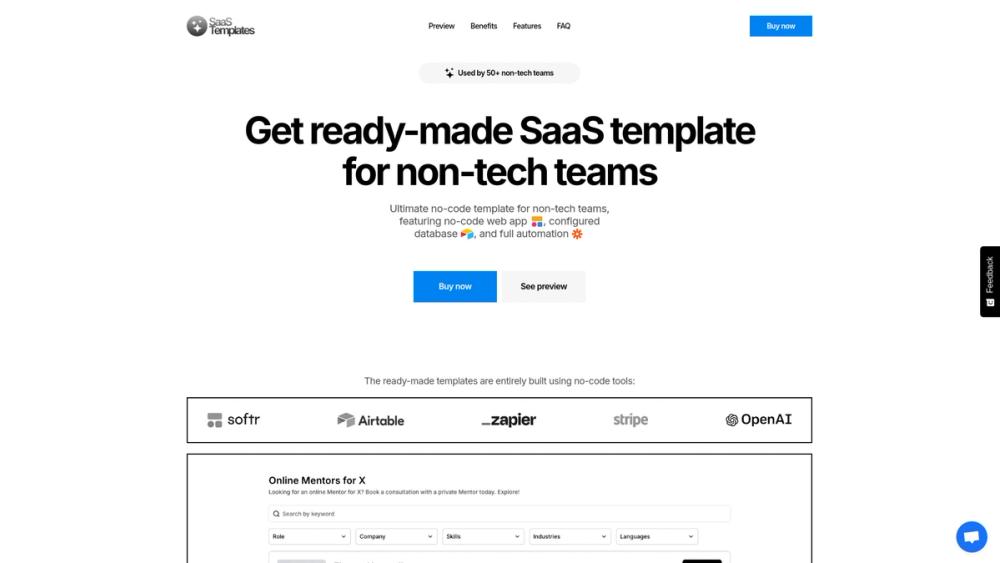 image for SaaS Templates