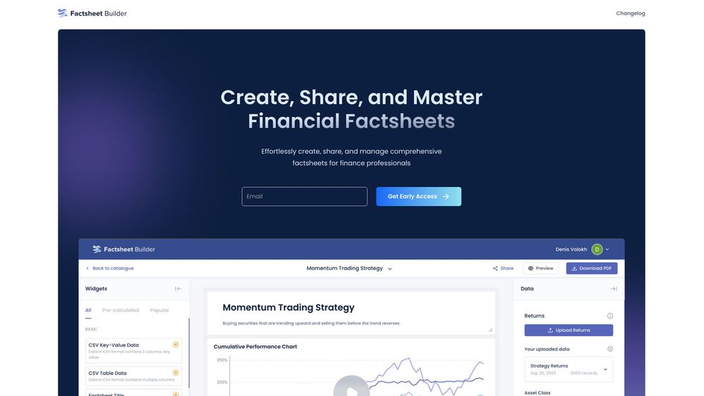 image for FactBox.ai | Factsheet Builder