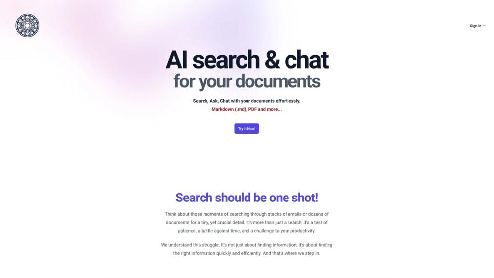 image for SearchMyDocs.ai