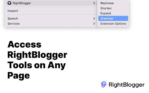 image for RightBlogger - AI for Bloggers