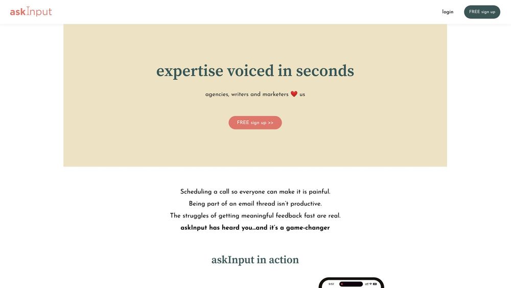 image for askInput