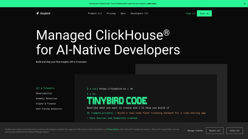 image for Tinybird